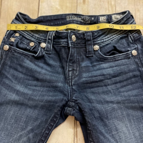 Host Pick! Miss Me Embellished Ankle Skinny Jeans Girls Size 10 - Picture 8 of 10